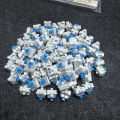 20-100pc Mechanical Keyboard Switches Blue Red Brown Switch Customizable Hot-Swappable 3 Pins Cross Stem for Mechanical Keyboard. 