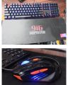 Keyboard & Mouse RGB, Multimedia keyboard & side button 2400 dpi mouse. 