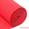 17 Colors 250x50cm Colored Crepe Paper Roll Origami Crinkled Crepe Paper Craft DIY Flowers Decoration Gift Wrapping Paper Craft. 