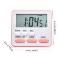 Silent Timer Small Digital Clocks Student Bedroom Study Timer Alarm for Kids Adults Boys Girls Classroom Grilling Baking Meeting. 