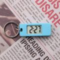 Electronic Clock Keychain Mini Electronic Neutral Student Elliptical Watch Digital Time Display Wall Clock Keychain  Led Clock. 