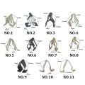 Universal Auto Front Console Dash Dashboard Retainer Rivet Fastener Clips For All Cars DVD CD Panel Trim Metal Clip.