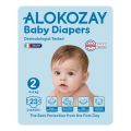 IMPORTED ALOKOZAY BABY DIAPERS - SIZE 2 (4-6 KG) - 21 DIAPERS. 