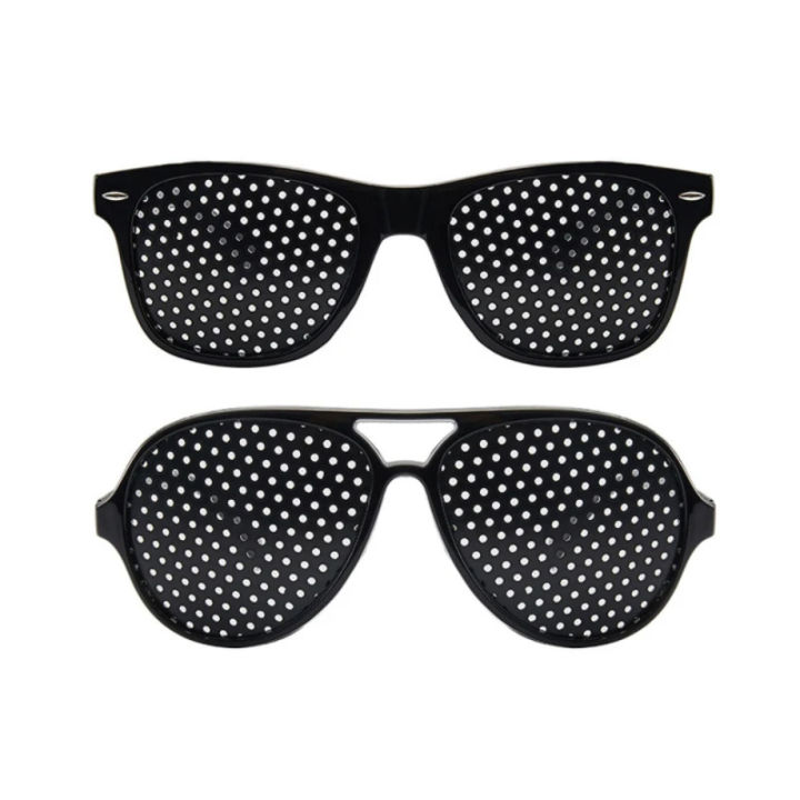 1/2/3pcs Anti Myopia Astigmatism Glasses With Perforated Vision Fatigue Pinhole Glasses For Male And Female Vision Improvement