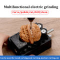 Mini Electric Drill Grinder with Drill Bit Sets 12V Portable Electric Carving Pen Rotary Household Drill Polish Grinding Machine. 