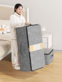 Extra-large capacity underbed clothing storage bag Quilt blanket storage bag Foldable pants coat storage bag Wardrobe organizer. 