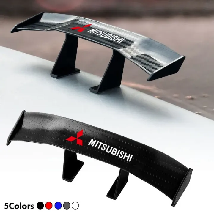 New Carbon Fiber Look Car Mini Rear Spoiler Mini Wing Small Model For ...