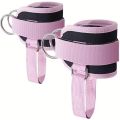 2Pcs Adjustable Cable Ankle Straps With Double D-Ring For Gym Workouts Glute Leg Strength Training Support Sport Ankle Cuffs NEW. 