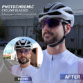 KAPVOE Photochromic Cycling Glasses MTB Bike Sports Sunglasses Men Bicycle Goggles UV400 Outdoor Eyewear Camping Accessories.