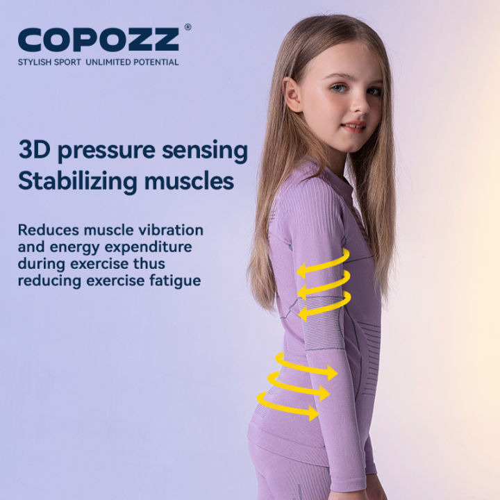 COPOZZ%20Children%20Kids%20Boy%20Girl%20Compression%20Skiing%20Underwear%20Set%20Fitness%20Gym%20Ski%20Snowboarding%20Sport%20Running%20Yoga%20Exercise%20Suit%20-%20Image%203