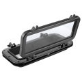 4mm Opening Portlight Rectangular Porthole Temper Glass Ultraviolet Resistant Windows for Boat Yacht 400x200mm. 