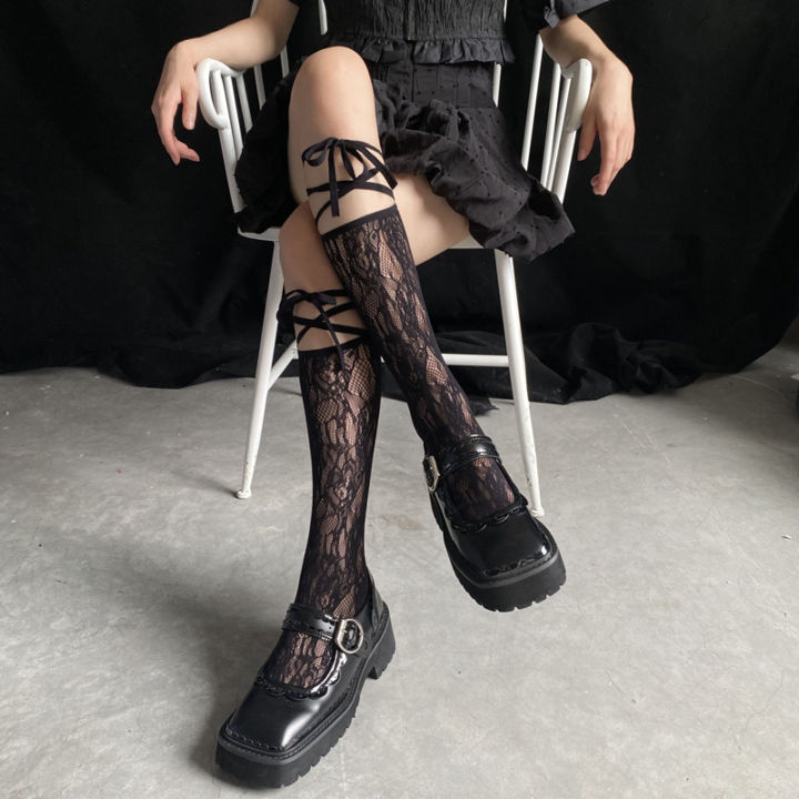 Street%20Split%20Toe%20Socks%20Strappy%20Lace%20Fishnet%20Stockings%20Cool%20JK%20Girl%20Knee%20Socks%20Japanese%20Lolita%20Jk%20Long%20Knee%20High%20Socks%20Lolita%20-%20Image%206