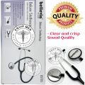 Stethoscope, Believia DST05 Deluxe Stethoscope with 4 extra Ear Buds, Single head stethoscope, Believia Silver Single Head Stethoscope, Believia stethoscope, Belivia stethoscope. 