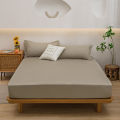 A simple pure color bed cover single all-wrapped mattress protective cover dust cover (without pillowcase) for all seasons. 