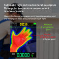 TOOLTOP Portable Thermal Imaging 32*32 With Visible Light 5 Color Palettes -20~550℃ AC/DC 2.8-Inch Multimeter Car Repair Tools.