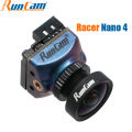 RunCam Racer Nano 4 1200TVL Super WDR CMOS Sensor Waterproof LED Lighting Track Mode FPV Camera NTSC/PAL for RC Freestyle Drone. 