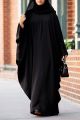 Simple Full Black Kaftan Abaya For Girls And Ladies. 