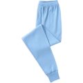 100% Cotton Thermal Underwear Bottoms Autumn Men's Pure Cotton Warm Pants High Waist Warm Loose Pants Knitted Pants.