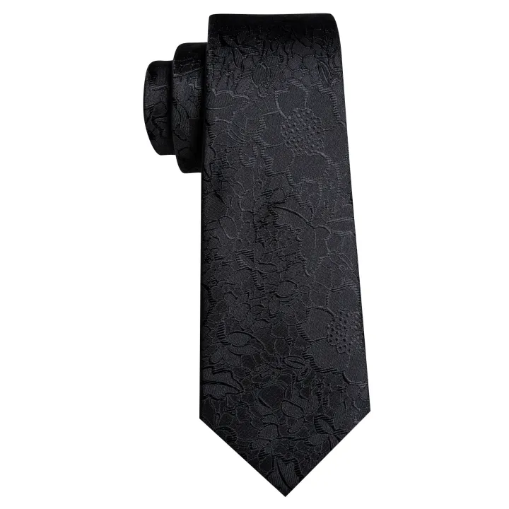 Barry.Wang%20Black%20White%20Gray%20Silver%20Men%20Tie%20Handkerchief%20Cufflinks%20Set%20Jacquard%20Necktie%20for%20Male%20Wedding%20Business%20Party%20Gift%20-%20Image%204
