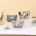 New Canvas Cosmetic Bags Zipper Opening Key Card Holder Cartoon Student Pencil Case Coin Purse Ladies Hand Portable Storage Bag.