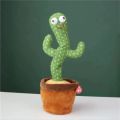 Dancing Cactus Toy with Recording - Charging Operated Plush Funny Electronic Shaking Cactus Singing Dancing Cactus Twisting Cactus Cute Plush Toy Education Toy Plush Toy with Songs for Children Playing Birthday Gift Kids. 