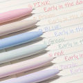 6pcs Colored Gel Pens for Note Taking, Pastel Gel Pens Colored Ink Quick Dry & No Smear, Retractable Cute Pen Fine Point 0.5mm f. 