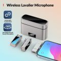 Jmary MW-15 2.4GHz Dual Wireless Microphone For Mobile Available in USB-C and iOS With Charging Case. 