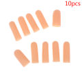 10pcs Finger Protector Anti-cut Silicone Gel Tube Hand Bandage Heat Resistant Finger Sleeves Great Cooking Kitchen Tools. 