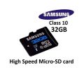 32gb Samsung memory no.1_12 months warranty . class 10_water prof. 