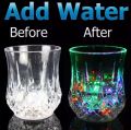 Magic LED Multicolor Changing Flash Light Up Cups Party Glittering Glass Water Flashing Shots Light Drinking Glowing. 