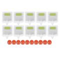 10Pcs Reusable Complementary Food Baby Pouch Bag Kitchen Dispenser Food Storage Bag Squeeze Pouches. 