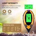 High-Precision Four-In-One Digital Soil Acidity Meter, Soil Moisture, Humidity, Ph Value Detector, Temperature, Light, Ph Meter. 