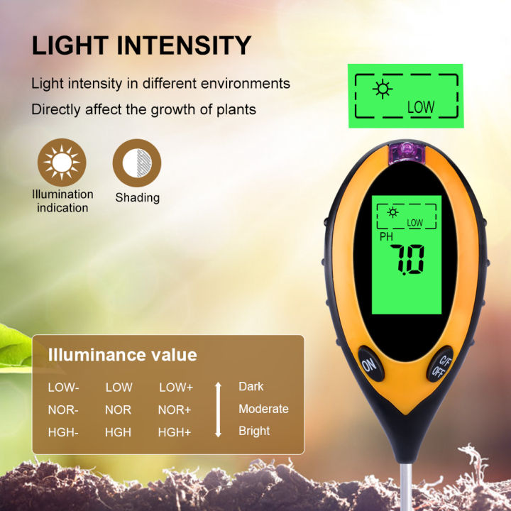 High-Precision%20Four-In-One%20Digital%20Soil%20Acidity%20Meter,%20Soil%20Moisture,%20Humidity,%20Ph%20Value%20Detector,%20Temperature,%20Light,%20Ph%20Meter%20-%20Image%205