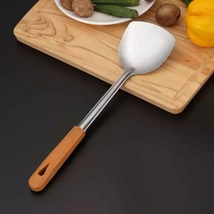 Wooden%20Handle%20Stainless%20Steel%20Wok%20Spatula%20Rice%20Spoon%20Frying%20Cooking%20Utensils%20-%20Image%204