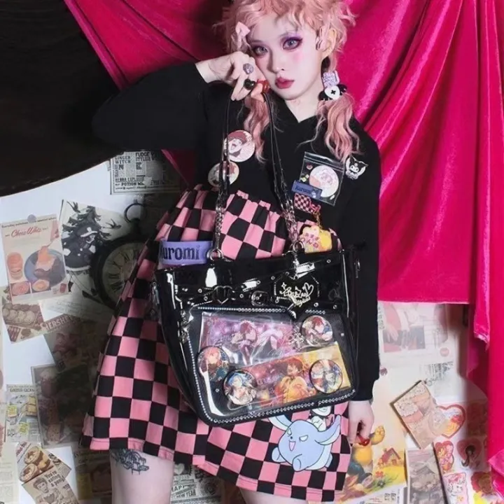 New%20Original%20Spicy%20Girl%20Cool%20Ita%20Bag%20Large%20Capacity%20Transparent%20Pain%20Layer%20Crossbody%20Bag%20Love%20Chain%20Ulzzang%20Shoulder%20Bag%20-%20Image%204