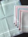 29CM/11.4-inch Cotton Jacquard Mini Handkerchief Universal Fashionable and Exquisite Decoration 6PCS, Thin Version. 