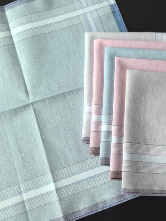 29CM/11.4-inch%20Cotton%20Jacquard%20Mini%20Handkerchief%20Universal%20Fashionable%20and%20Exquisite%20Decoration%206PCS,%20Thin%20Version%20-%20Image%203