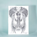 Judgment Angel Waterproof Temporary Tattoo Sticker, Long-lasting Waterproof for 1-2 Weeks, Realistic Semi-Permanent Fake Tattoo.