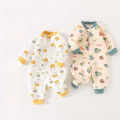 Autumn Winter Unisex Cartoon Long Sleeve Baby Boy Girl Romper 100%Cotton Soft Newborn Jumpsuits Clothing. 