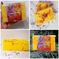 Hand Made Real Saffron Goat Milk Bar Soap 90g.