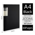 KOBEST Multi-Layer A4 Side Transparent Thickening Folder - 20/30/40/60 Pages Office School Supplies High Quality File Cover. 