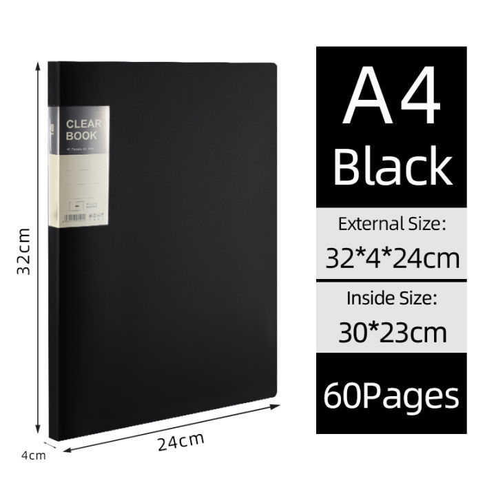 KOBEST%20Multi-Layer%20A4%20Side%20Transparent%20Thickening%20Folder%20-%2020/30/40/60%20Pages%20Office%20School%20Supplies%20High%20Quality%20File%20Cover%20-%20Image%207