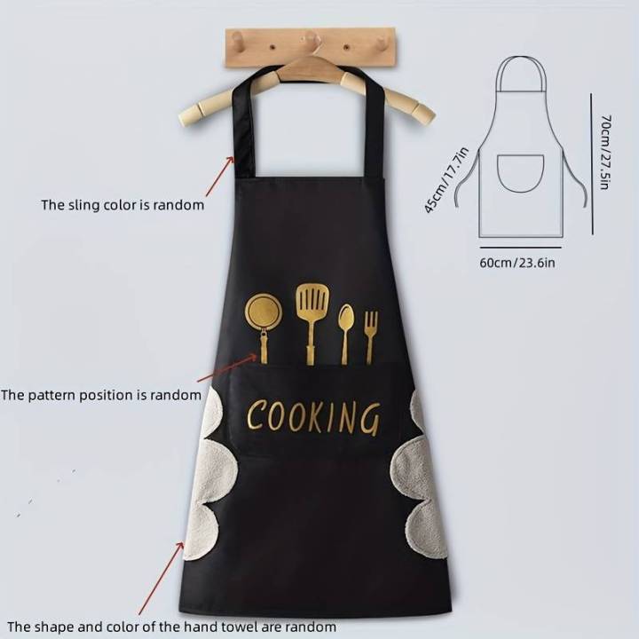 Kitchen%20Apron%20Waterproof%20Oil-Proof%20Apron%20For%20Woman%20Adjustable%20Household%20Cooking%20Bib%20With%20Pocket%20Hand-Wiping%20Clean%20Tool%20Accessory%20-%20Image%208