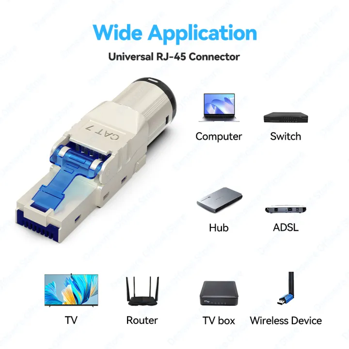 Denswire%20Cat8%20Cat7%20Cat6A%20RJ45%20Connector%20Zinc%20Alloy%20STP%20Ethernet%20Plug%20for%2023-26AWG%20Networking%20Cable%20Supports%20PoE/PoE+%201/5/10%20PCS%20-%20Image%206