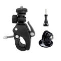Bicycle Motorcycle Handlebar Handle Clamp Bar Camera Mount For  Hero13 12 1110  Black  Insta 360 Action Camera Accessory. 