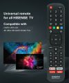 Universal for All Hisense-TV-Remote Compatible with All Hisense 4K LED HD UHD Smart TVs- RM-L1335 PLUS. 