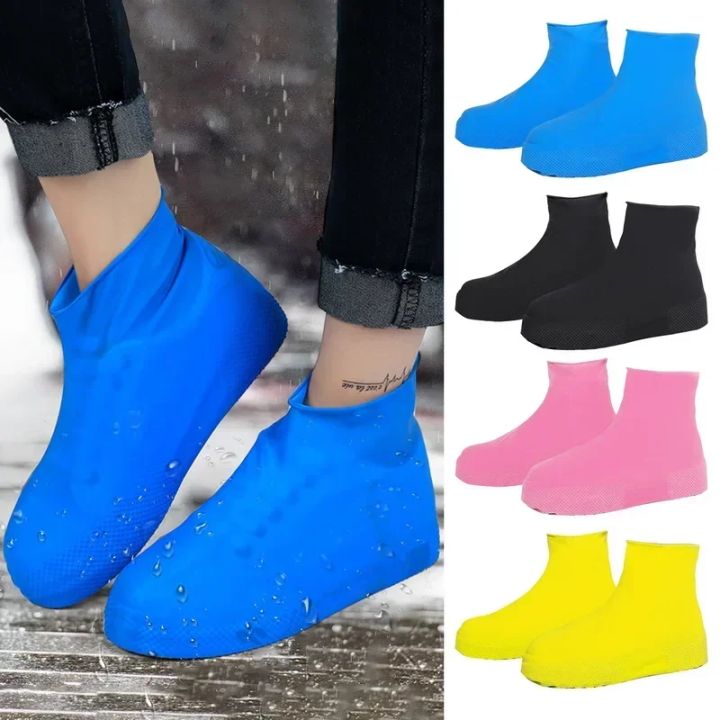 Waterproof%20Shoe%20Covers%20Silicone%20Anti-Slip%20Rain%20Boots%20Unisex%20Sneakers%20Protector%20for%20Outdoor%20Rainy%20Day%20Reusable%20Rain%20Shoe%20Cover%20-%20Image%202