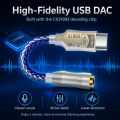 GraveAudio DA06 CX31993 HiFi USB DAC Type C To 3.5mm Headphone Amplifier Audio Decoder IEM AMP Mobile Phone Adapter. 