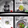 100/200 Disposable Kitchen Sink Filter Sewer Drain Anti-blocking Garbage Bag Pool Leak Mesh Bag Mesh Strainer Sink Garbage Net. 