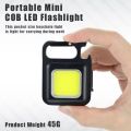 [HIGH-QUALITY] Rechargeable Mini COB Flash Light 800 lumens | COB Rechargeable Keychain Mini Small Flashlight 3 Light Modes Portable Pocket Light with Folding Bracket Bottle Opener and Magnet Base for Fishing, Walking and Camping - Orchid store PK.. 